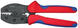 Crimping pliers PreciForce® length 220 mm 0.5-10 (AWG 20-7) mm² 478 g KNIPEX
