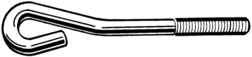 Masonry bolt type A DIN 529-A Steel Plain 4.6