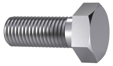 Hexagon head screw MF/MEF DIN 961 Steel Zinc plated 8.8