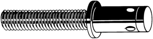 Blind rivet screws