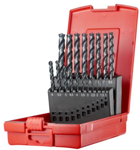 Dormer Jobber drill set A188 HSS Steam tempered 201 (A108X19)