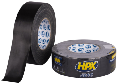 HPX 6200 Duct tape Zwart 48MMX50M CB5050