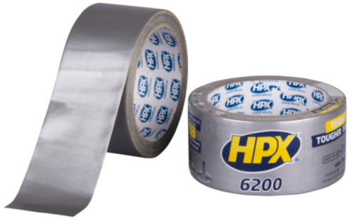 HPX 6200 Duct tape Zilver 48MMX10M CS5010