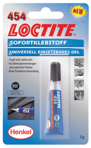 Loctite 454 GEL vteřinové lepidlo