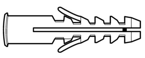 MAXXFAST Wall plug UniFast Plastic Nylon (polyamide)