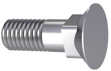 Plochý zápustný šroub se čtvercovým hrdlem a krátkou hranou DIN ≈608 Ocel Bez PU 8.8