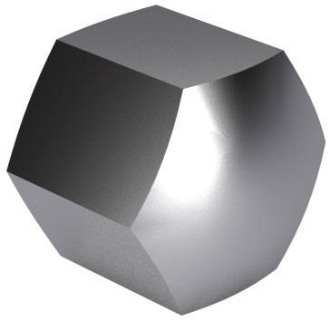 Hexagon cap nut, low type MF DIN 917 Steel Plain 6 M16X1,50