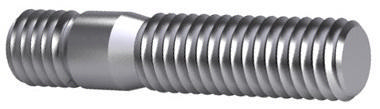 Stud metal end ≈ 1d DIN 938 Steel Plain 8.8