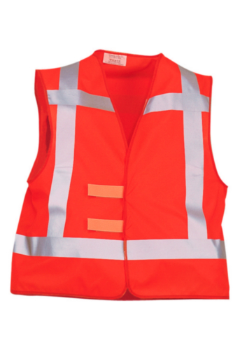 Triffic High visibility safety vest Road safety vest en-471/rws Fluorescent orange ONE SIZE