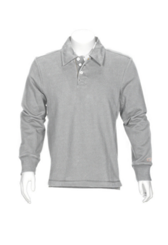 Triffic Polo sweater Solid Polo sweater Grey melee M