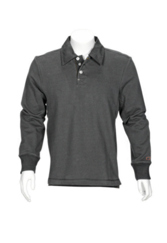 TRIF SOLID POLO M.LONG. ANTHRACITE, M