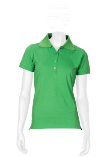 Triffic T-shirt Solid Polo shirt short sleeves ladies Apple green M