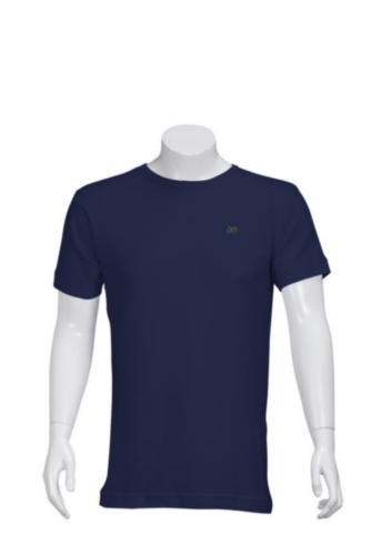 Triffic Turtleneck long sleeve Solid Bodydry t-shirt ø-neck short sleeves Navy blue L
