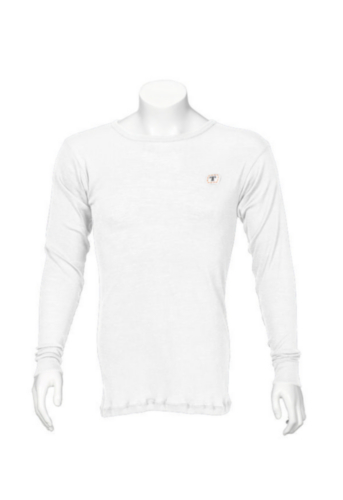 Triffic Turtleneck long sleeve Solid Bodydry t-shirt ø neck long sleeves White S