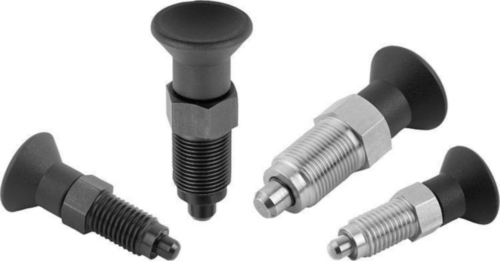 Indexing plungers with tapered pin, premium