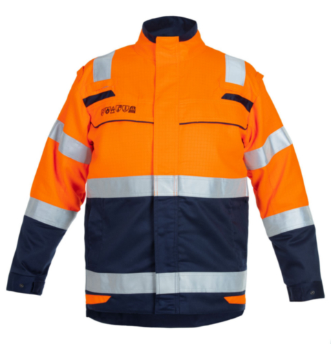 Hydrowear Combi jacket Milford Orange/Navy blue 48