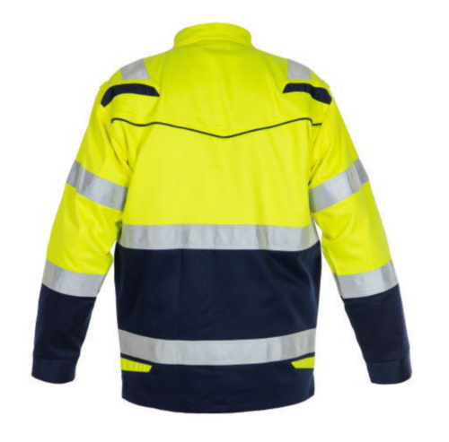 Hydrowear Combi jacket Medina Geel/Marineblauw 46