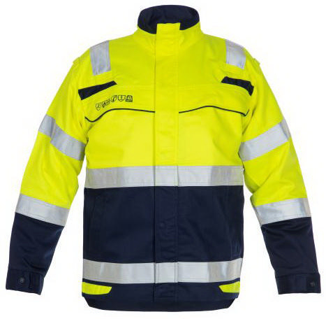 Hydrowear Combi jacket Medina Geel/Marineblauw 44