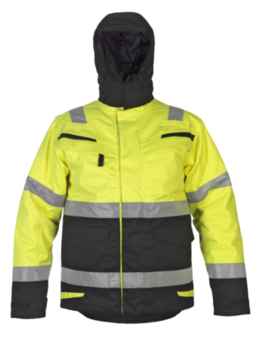 Hydrowear High visibility winter parka Matre Yellow/Blue S