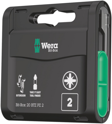 Wera Juegos de puntas Bit-Box 20 BTZ PZ PZ 2X25