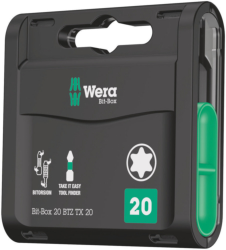 Wera Jeu d'embouts Bit-Box 20 BTZ TX TX 20X25