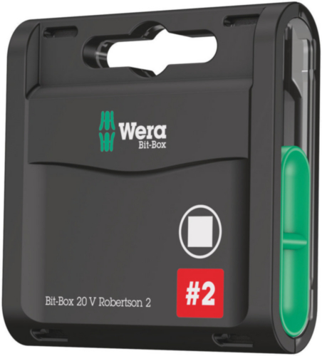 Wera Bit-Sets Bit-Box 20 V Robertson 2X25
