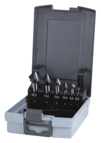 Countersink set C DIN 335 HSS TiAlN 6,3-20,5MM