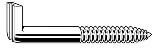 Non-metrical square hooks slotted