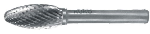 Ruko Rotary burr DIN 8033 H flame (FLH) 3,0 MM