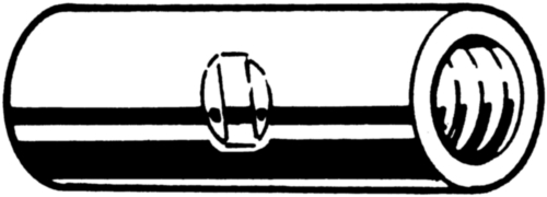 VEMO Bar connector Steel Zinc plated