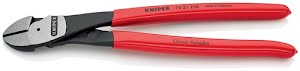 Power side cutter length 250 mm shape 2 plastic-coated KNIPEX