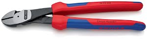 Power side cutter length 250 mm shape 2 multi-component handles KNIPEX