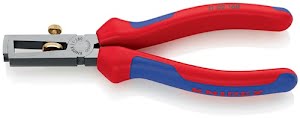 Stripping pliers length 160 mm polished multi-component handles with opening spr