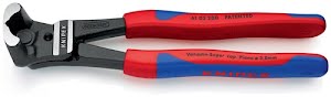 Bolt end cutter overall length 200 mm polished head, multi-comp. handles KNIPEX