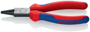 Round nose pliers length 160 mm polished head multi-component handles KNIPEX