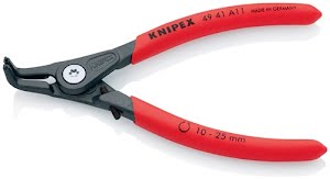 Outer fixing ring pliers A 11 for shaft diameter 10-25 mm with spread limiter le