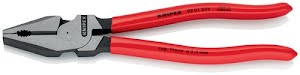 Power combination pliers length 225 mm polished plastic coated KNIPEX
