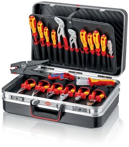 Tool case 20-part case made of ABS material Electrical installation KNIPEX