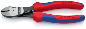 Power side cutter length 180 mm polished shape 1 multi-component handles KNIPEX