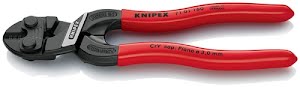 Compact bolt cutter CoBolt® length 160 mm plastic coated straight 3 mm without r