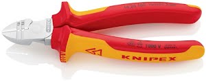 Pince à dénuder diagonale longueur 160 mm gaines multicomposant KNIPEX