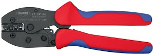 Crimping pliers PreciForce® length 220 mm 0.1-2.5 (AWG 27-13) mm² 483 g KNIPEX