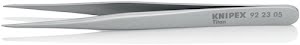 Precision tweezers length 120 mm straight titanium, stainless, antimagnetic, aci