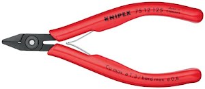 Electronic side cutter length 125 mm shape 1 facet yes KNIPEX