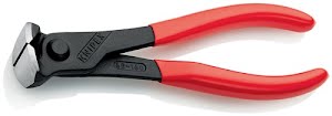 End cutter overall length 160 mm plastic-coated KNIPEX