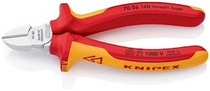 Side cutter length 140 mm multi-component handles KNIPEX