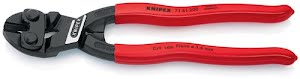 Compact bolt cutter CoBolt® length 200 mm plastic coated 20 deg 3.6 mm with rece