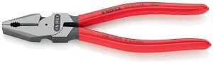 Power combination pliers length 180 mm polished plastic coated KNIPEX