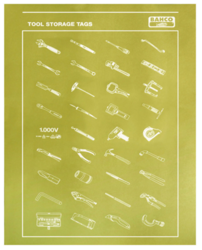 BAHC SHEET OF TAGS 1477K-AC23