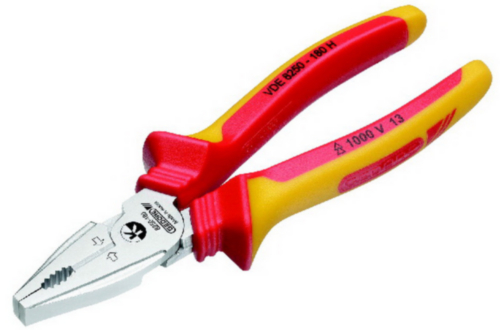 GED VDE HEAVYDUTY COMBI PLIERS VDE 180MM